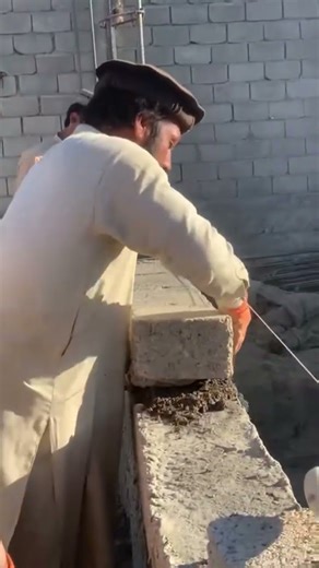 Perfect Block InstallationThat'll Blow Your Mind #shortsfeed removing tie beam formwork 2nd floor