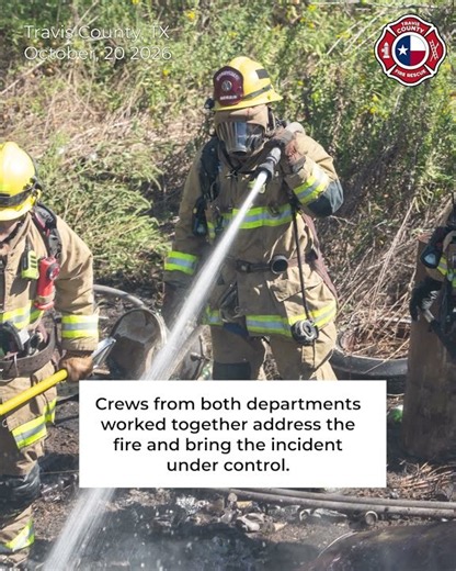 10.20.2026 Travis County Fire Rescue Responds to Structure Fire #firefighter #firesafety