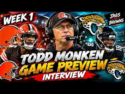 Browns vs Jaguars Week 1 Todd Monken Game Preview Interview