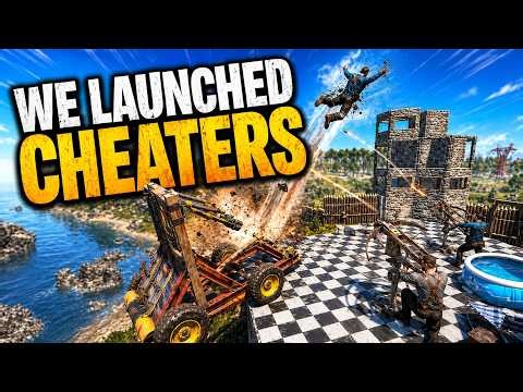 We Launched Rust Cheaters Into the Sky