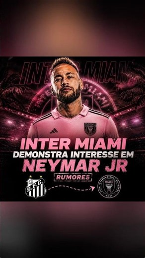 Neymar Jr. wants to join Inter Miami. MSN. #neymar #messi #suarez #intermiami
