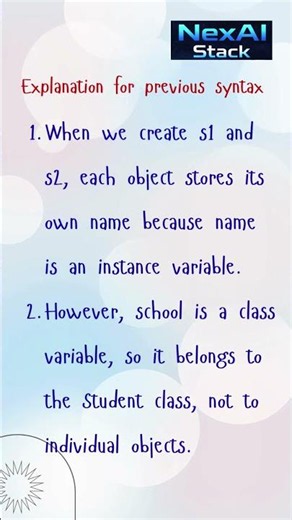 Python Lesson : Object Oriented Programming - Class Variables