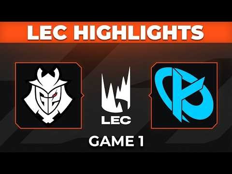 G2 vs KC Game 1 Highlights | LEC 2026 Playoffs | G2 Esports vs Karmine Corp