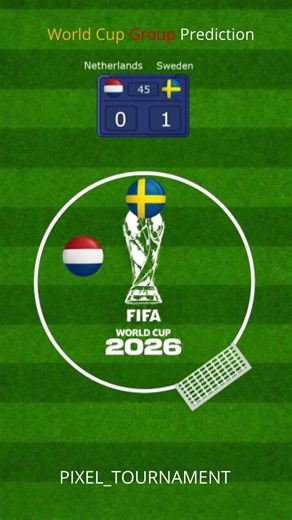 NETHERLANDS VS SWEDEN - WORLD CUP 2026 Marble Prediction 🔥⚽ #worldcup #worldcup2026