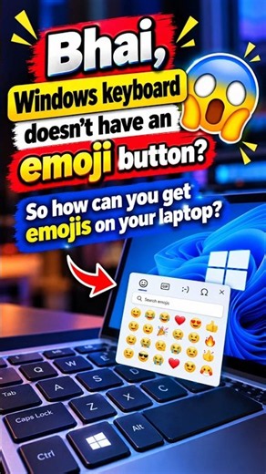 Windows Emoji Shortcut You NEED to Know! 😱💻🚀 #techtips #computerworld #technology #tech
