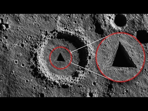 Triangle-Shaped Hole Was Found on the Moon And It's Not Natural