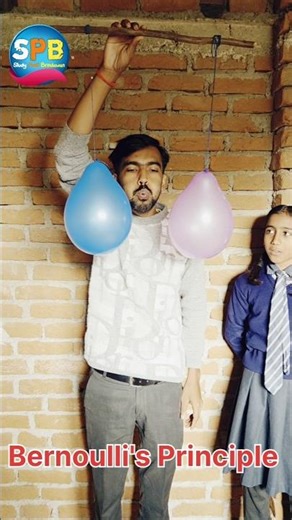 🤔Bernoulli's Principle experiments #experiment #bernoullisprinciple #science