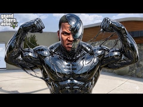 Franklin Got Alien Venom Power To Defeat Evil Carnage In Los Santos | GTA 5 Mods 