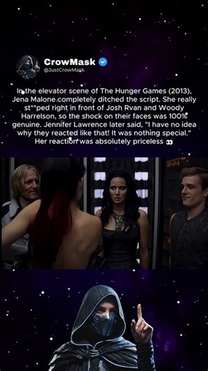 During shoot of The Hunger Games Catching Fire (2013), Jennifer Lawrence wasn't prepared for this