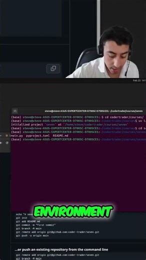 Setting Up Python Projects in Terminal #shorts