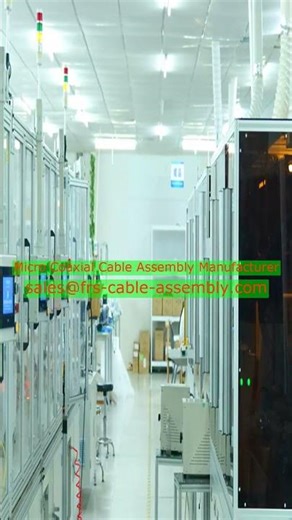 Bespoke-Designed Vision-System Micro-Coax Cable Sweden Manufacturer Lead 2D Drawing Dxf Compact Medi