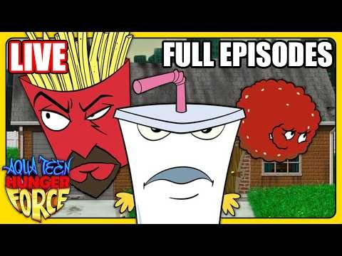 🔴 Aqua Teen Hunger Force - Season 1: Episodes 11-15 | Full Episode Livestream | adult swim