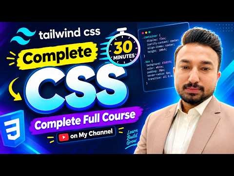 CSS Crash Course | Complete Guide with Project, Notes & Code