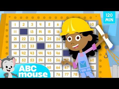 🔢 Build a Hundred Chart with Jessie + More! | ABCmouse Learning Videos for Kids 🎶📚 2 Hours