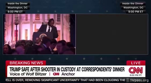 🚨#BREAKING: Listen as CNN Wolf Blitzer describes being feet away from the incident, warning the suspect was armed with a very serious weapon and that the situation could have ended in tragedy.