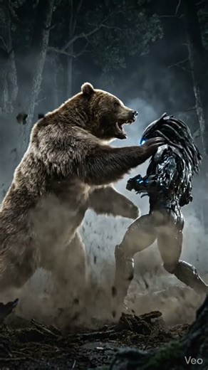 Bear vs Alien | Epic Cinematic Battle in the Wild 🐻👽