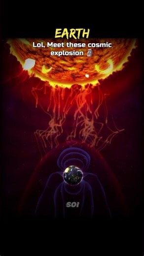 Sun vs Cosmic Explosion 💀🗿 #Shorts #Science #Space #Astronomy #Earth