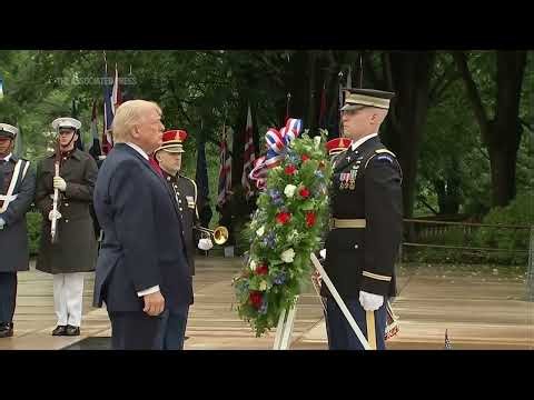 Trump marks Memorial Day at Arlington National Cemetery