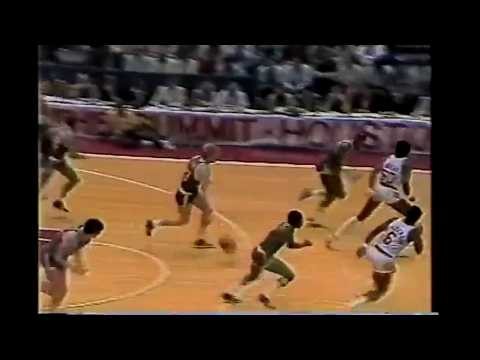 Larry Bird Boston Celtics 1981 NBA Finals Game 3 v Houston