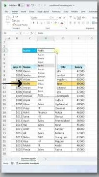 🚀 SELECT A NAME FROM THE DROPDOWN & WATCH EXCEL HIGHLIGHT IT AUTOMATICALLY! | Excel Short
