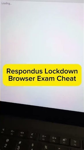 Respondus Lockdown Browser Exam Cheat&