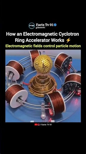 How an Electromagnetic Cyclotron Ring Accelerator Works 😳