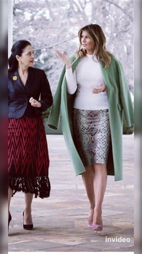The Grace and Elegance of our First Lady Melania Trump. She’s absolutely beautiful! #shorts #melania