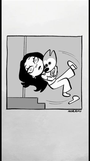 Slippery stairs #comics