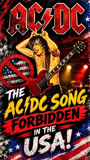 The AC/DC Song Forbidden In The USA! #acdc #angusyoung #rocknroll #legend