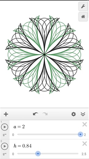 simple polar equation #shorts #maths #mathshorts #curves #desmos #geogebra #graphing #graph #simple
