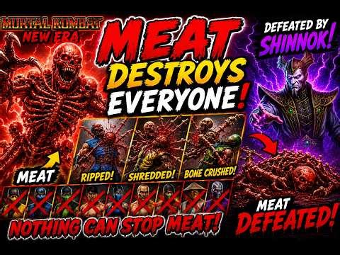 MEAT’s Brutal Rampage in Mortal Kombat New Era! 💀 | Shinnok Finally Stops Him