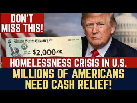 STIMULUS UPDATE: Millions of Americans Need Cash Relief! Homelessness Crisis in U.S.