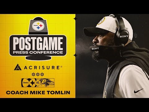 Coach Mike Tomlin Postgame Press Conference (Week 18 vs Baltimore Ravens) | Pittsburgh Steelers