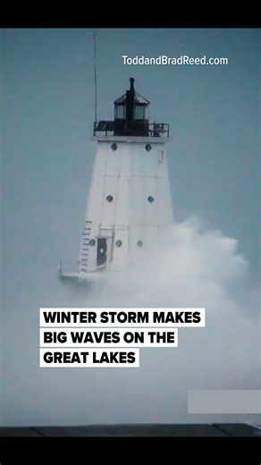 🔗: https://l.mlive.com/ea5bmi A powerful winter storm hitting Michigan Monday is bringing heavy snow, high winds and icy conditions. And it's making some massive waves on the Great Lakes. Todd and Brad Reed Photography captured video of wind and waves crashing into Ludington's North Breakwater Light on Lake Michigan. And Mark Janofski has a view of the storm from Presque Isle Park on Lake Superior. Follow the link for the latest storm updates from MLive. | MLive.com