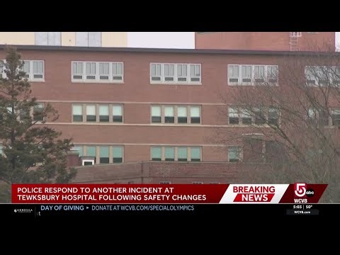 Patient charged after shattering window with trash barrel at Tewksbury hospital, police say