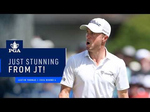 Justin Thomas Makes Clutch Recovery Par to Become Clubhouse Leader | 2026 PGA Championship