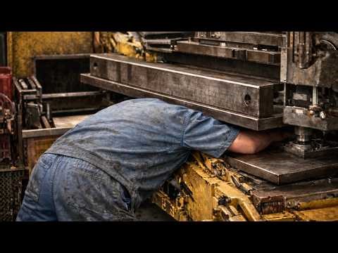 1 Second Mistake! The Worker Misjudged the Timing | Industrial Press Accident