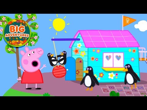 Peppa Pig Finds PENGUINS in the Clubhouse Adventure!🐧 | Holiday Mini Movie | Full Episodes | 49 Mins
