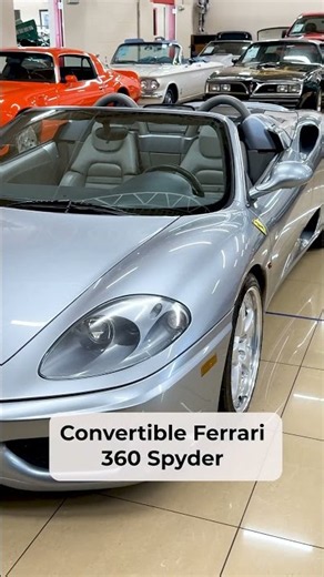 First look at the 2004 Ferrari 360 Spyder on our sales floor