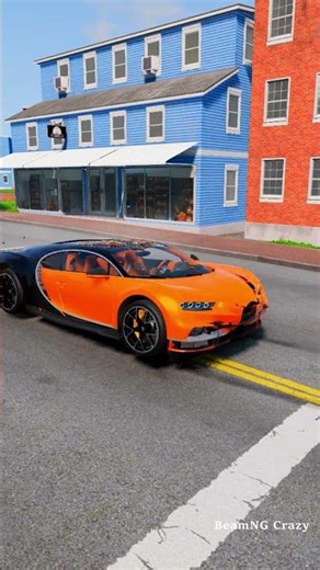 Car vs 😲Unfinished Road Crashes #2 BeamNG.Drive #shorts