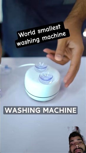 world smallest washing machine 😲 Review #washingmachine #smallest #gadgests #reviews #tech #tech40
