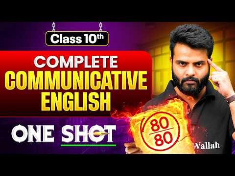 Class 10 Communicative English in One Shot | Complete Course | Board Exam 2026