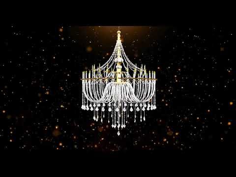 VJ LOOP 4K | ANIMATION | 3D | Chandelier 1 Motion Graphics Visuals for Live Shows & DJ Sets