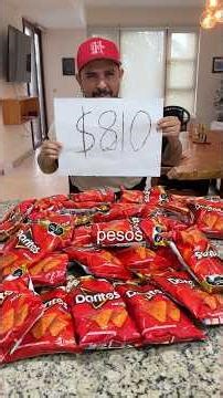 ¿Cuántos BILLETES me salen en 30 DORITOS?