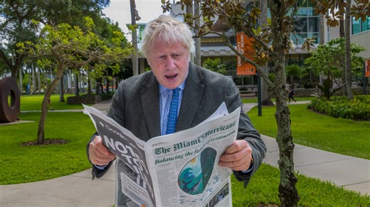 UK Prime Minister Boris Johnson taught a special class at UM