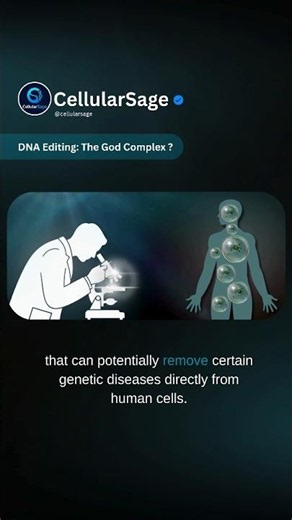 DNA Editing: The God Complex #dna#Biotechnology#GeneEditing#CRISPR#ScienceShorts#BiotechExplained