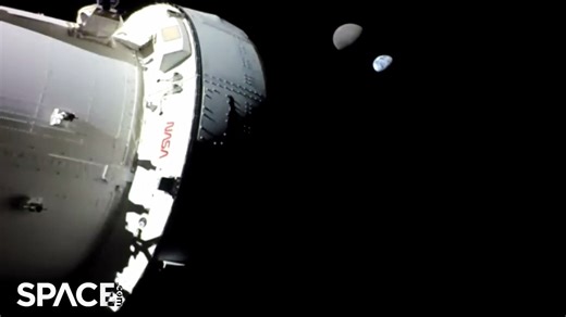 Epic Time-Lapse Of Artemis 1's Orion Spacecraft Capturing Earth and Moon