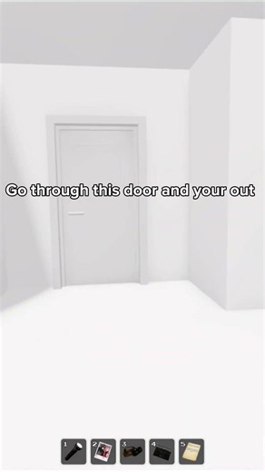 How to escape the whiteout in the backrooms redacted roblox #thebackroomsredacted