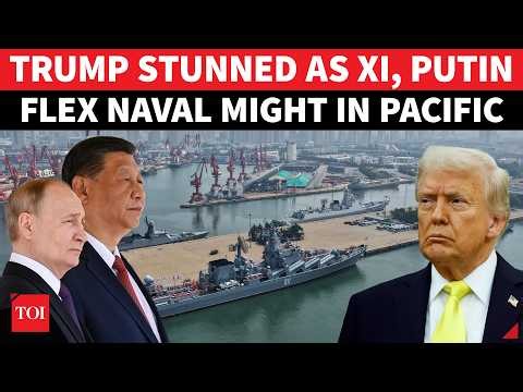 U.S. SURROUNDED? Russia, China Roll Out Warships, Submarines & Killer Drones In Pacific | WATCH
