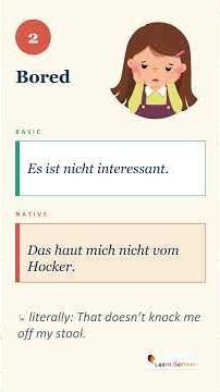 Talk Like a German | Part 6 | Learn German
